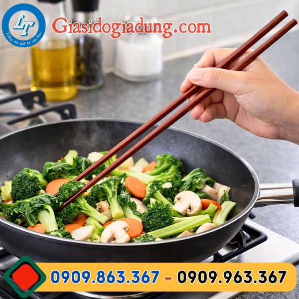 đũa dài giá sỉ bó 10 đôi