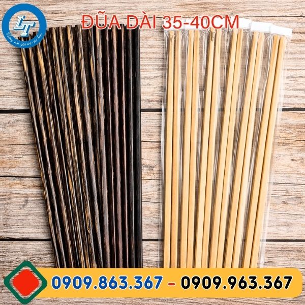 đũa gỗ dài 40cm xào nấu tiện dụng giá sỉ tận xưởng