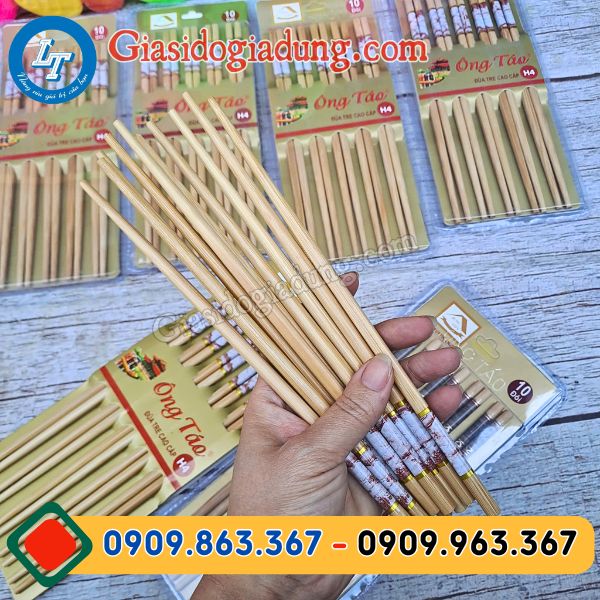 đũa gỗ tre tự nhiên giá sỉ ưu đãi cho đại lý