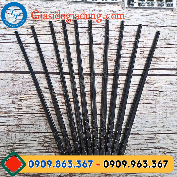 đũa nhựa đen đủ mẫu giá sỉ giao nhanh
