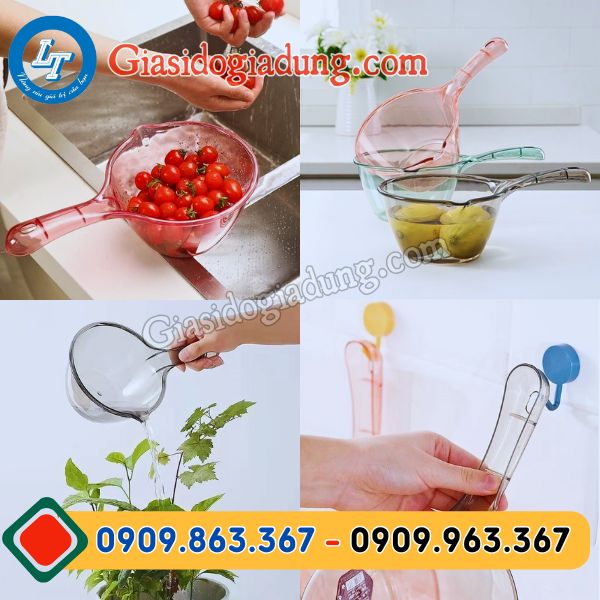gáo múc nước trong suốt hàng đẹp giá sỉ ở đâu rẻ