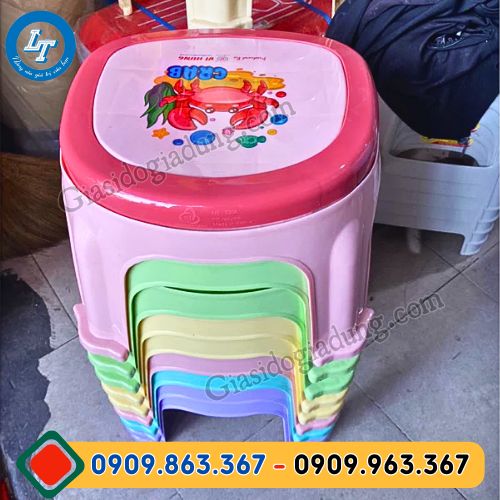 ghế nhựa lùn bầu giá bỏ sỉ rẻ nhất tphcm