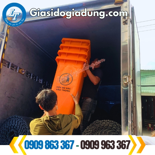 giao nhanh thùng đựng rác cho đại lý sỉ khu vực tphcm