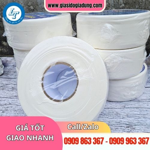 giấy vệ sinh công nghiệp cuộn lớn