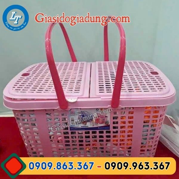 giỏ nhựa 2 quai giá rẻ đa năng tiện lợi