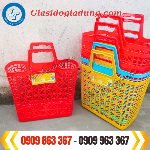 giỏ nhựa làn nhựa đi chợ chất lượng giá sỉ
