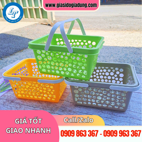 giỏ xách nhựa không nắp giá sỉ rẻ chất lượng nhất tphcm