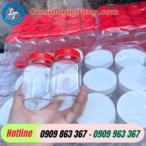 hũ nhựa vuông tròn giá sỉ rẻ chất lượng cao tphcm