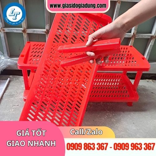 kệ giày dép nhựa 3 tầng giá sỉ rẻ tận gốc