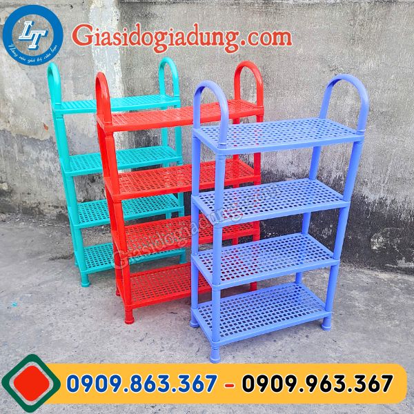 kệ giày dép nhựa giá rẻ nhiều màu nhiều kích cỡ