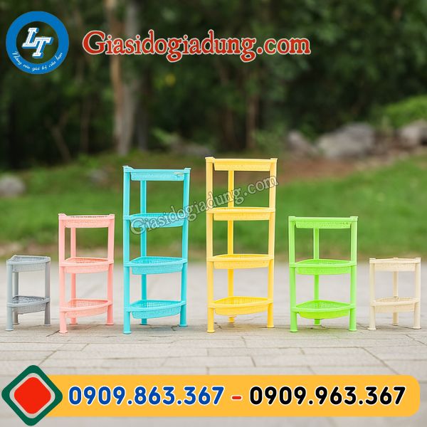 kệ tam giác nhựa đủ màu sắc kích thước giá sỉ chất lượng cao