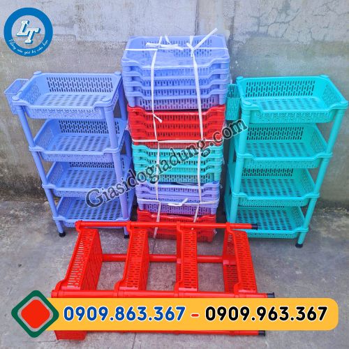 kệ úp chén nhiều tầng nhiều màu giá sỉ tận xưởng