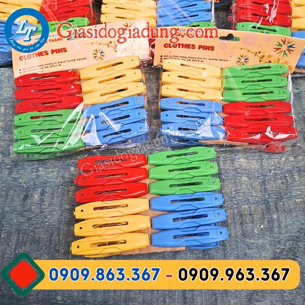 kẹp nhựa phơi quần áo giá sỉ uy tín giao nhanh toàn quốc