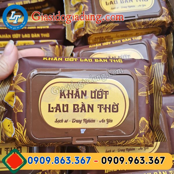 khăn ướt lau bàn thờ chuyên dụng đa năng tiện lợi giá sỉ