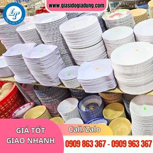 kho phân phối sỉ giá rẻ đĩa nhựa đủ loại chất lượng cao