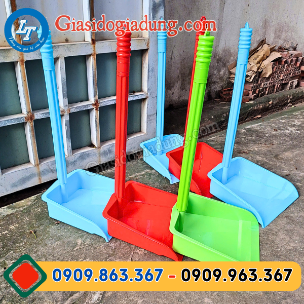 kho phân phối sỉ kiện 50 cái ky hốt rác nhựa cán dài giá cạnh tranh