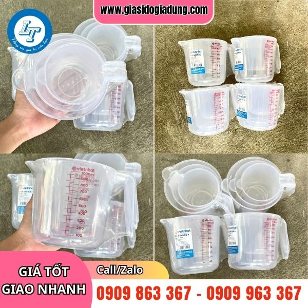 kho sỉ ca đo lường chia vạch giá rẻ đủ dung tích
