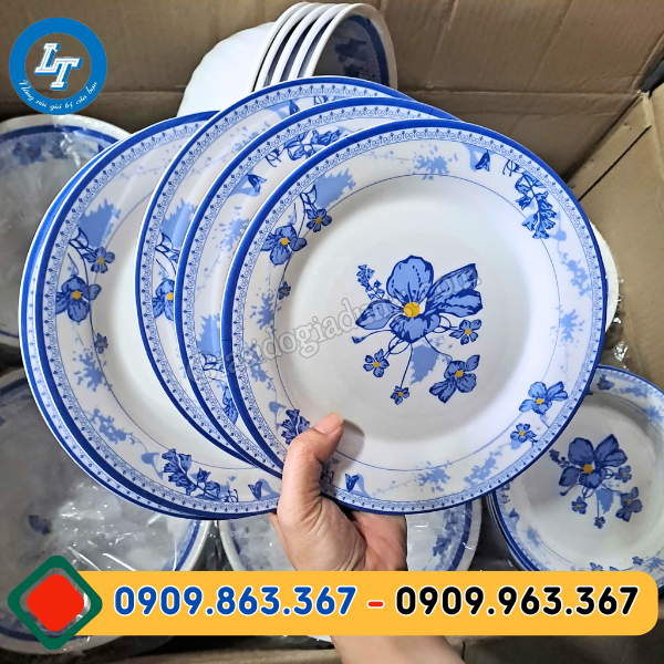 kho sỉ giá rẻ đĩa nhựa melamine thùng 1000 cái