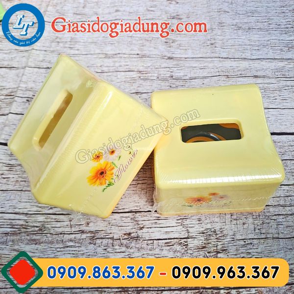 kho sỉ rẻ hộp đựng khăn giấy giá rẻ giao nhanh tận nơi