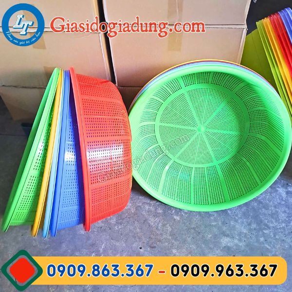 kho sỉ rổ nhựa tròn lớn đủ mẫu mã kích cỡ giá rẻ tận gốc