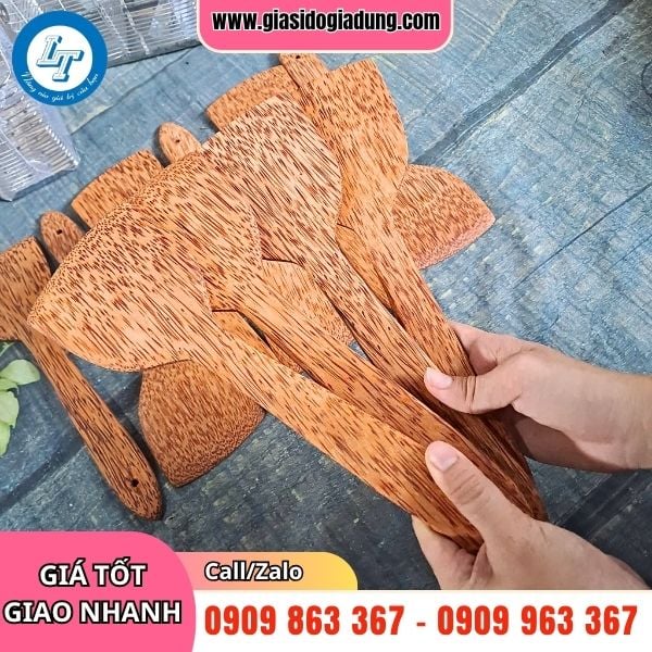 kho sỉ sạn xẻng xào bằng gỗ giá tốt sẵn kho