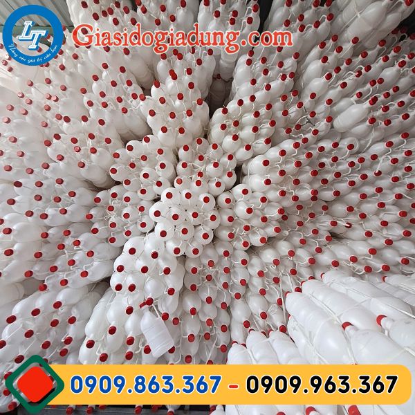 kho sỉ số lượng lớn can nhựa trắng 2 lít giá rẻ sẵn hàng