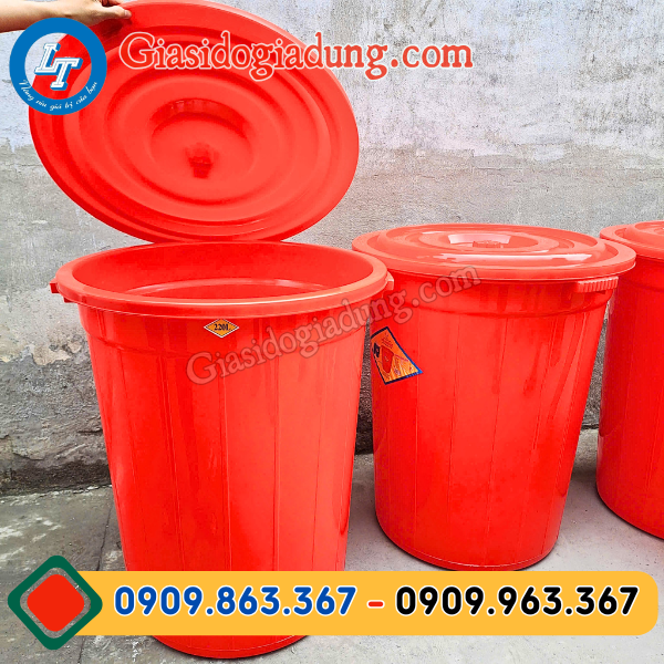 kho sỉ thùng nhựa 220 lít giá rẻ nhất thị trường