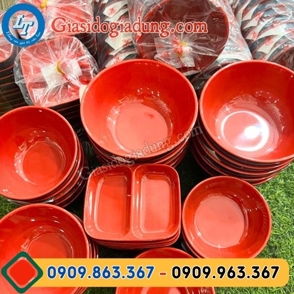 kho sỉ tô nhựa melamine đủ màu giá rẻ uy tín
