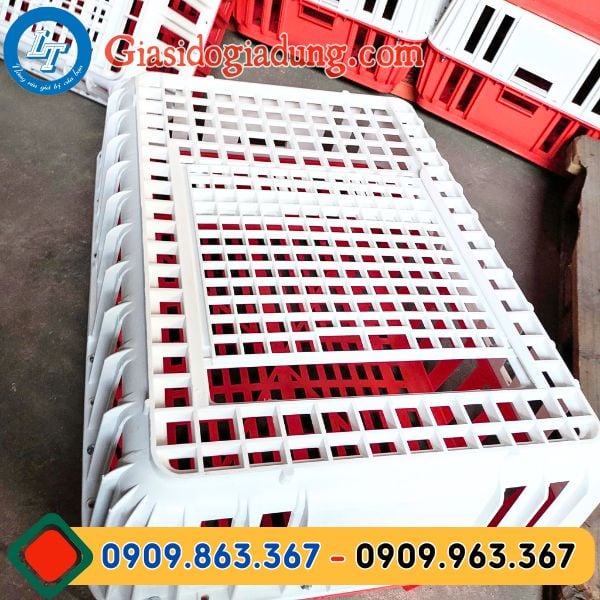 lồng btứ gà vịt bằng nhựa giá rẻ đủ màu tại tphcm