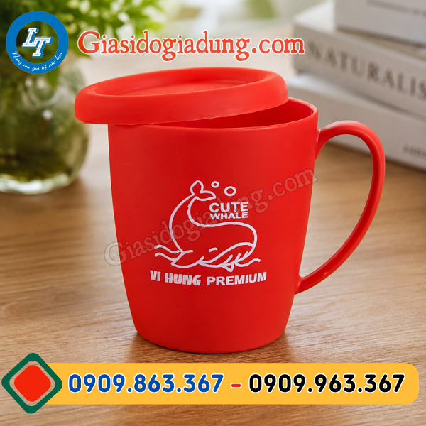 ly nhựa cứng có nắp đậy và tay cầm giá sỉ rẻ miền nam