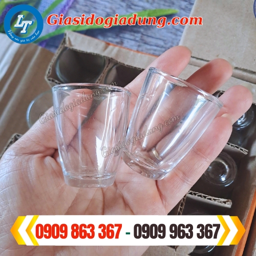 ly thủy tinh uống rượu nhỏ giá sỉ hộp 12 cái