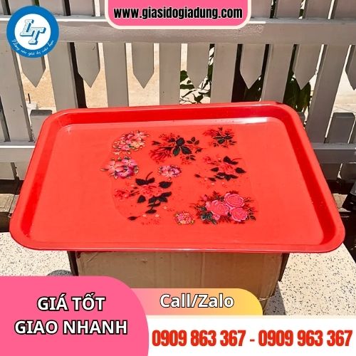 mâm nhựa chữ nhật giá sỉ rẻ chất lượng cao