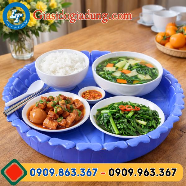 mâm nhựa tròn giá sỉ cực rẻ cho đại lý