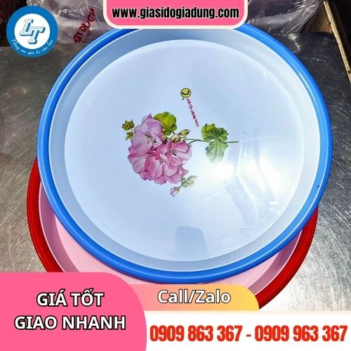 mâm nhựa tròn giá sỉ tận gốc