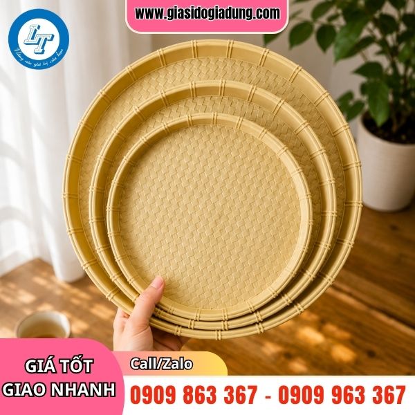 mẹt nhựa đựng bún đậu giả mấy tre đủ size giá sỉ tận gốc