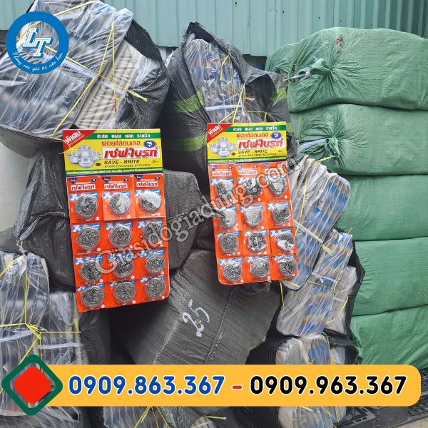 miếng cước sắt chà nồi giá sỉ vỉ 12 cái