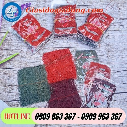 miếng lưới rửa chén 3 màu giá sỉ rẻ tận xưởng hcm