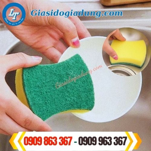 miếng rửa chén bọt biển đa năng 3s giá sỉ tại xưởng