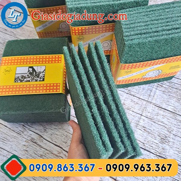 miếng rửa chén cước xanh đa năng giá sỉ tận nhà máy