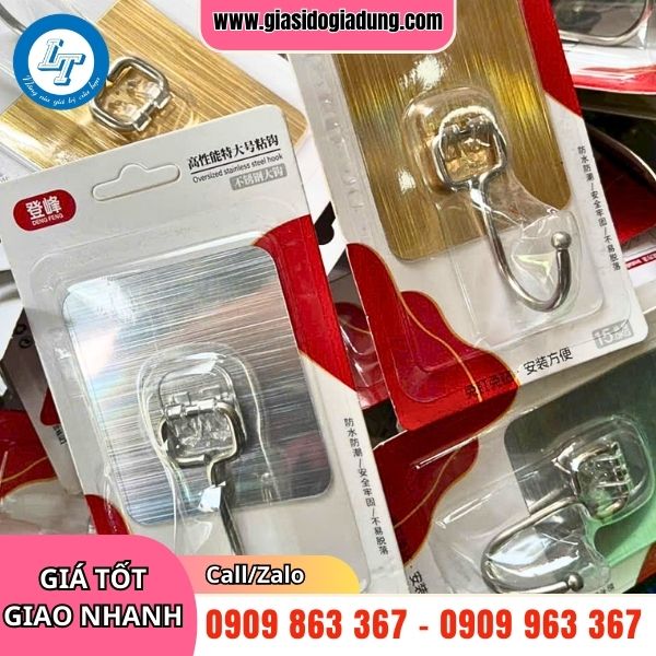 móc dán tường trong suốt siêu dính giá sỉ rẻ tận xưởng