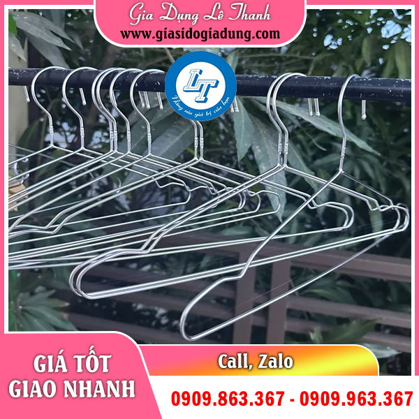 Móc inox treo quần áo