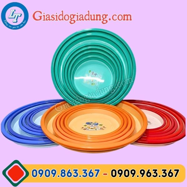 mối bán buôn mâm nhựa tròn giá sỉ tận gốc