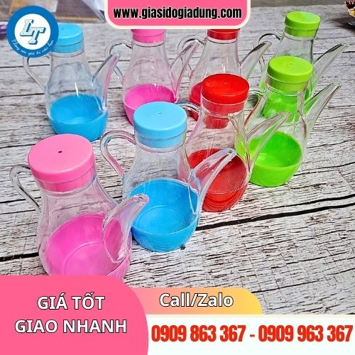 mua sỉ bình đựng nước mắm nhựa giá rẻ tận gốc