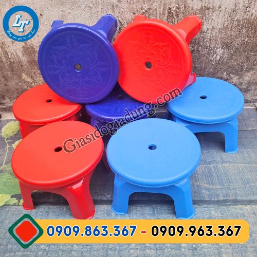 mua sỉ giá rẻ ghế nhựa mini tròn lùn nhiều mầu đủ kích thước