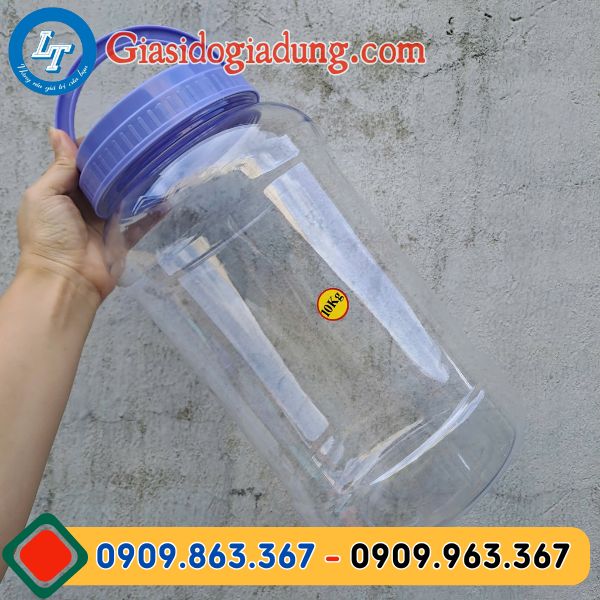 mua sỉ hũ nhựa tròn 10kg giá rẻ nhất miền nam