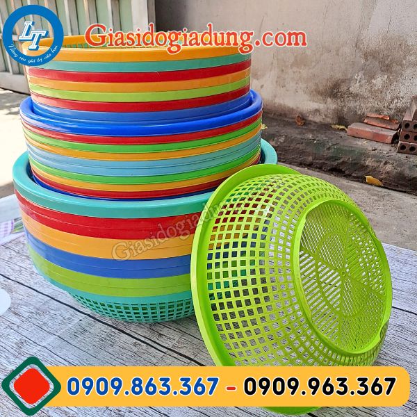 mua sỉ rổ nhựa tròn lớn giá rẻ chất lượng cao