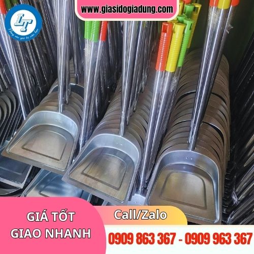 mua sỉ số lượng lớn ky hốt rác inox cán dài giá rẻ trực tiếp tận gốc