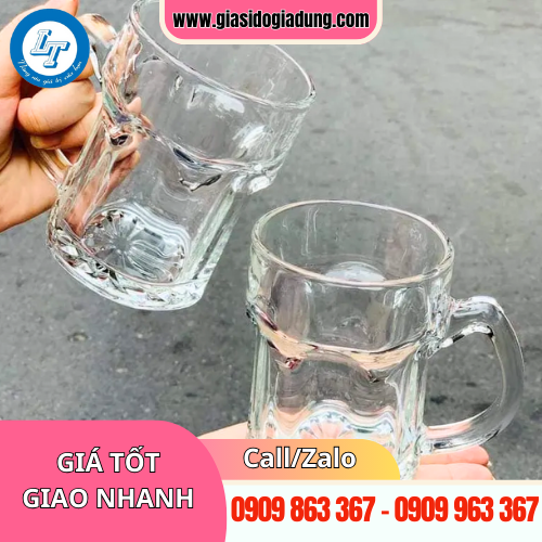 mua sỉ số lượng lớn ly thủy tinh có quai cao cấp giá rẻ nhất ở đâu tphcm