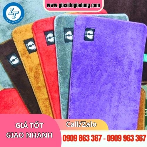 mua sỉ thảm lau chân chống trơn trượt giá rẻ tại xưởng