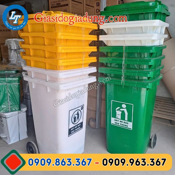 mua số lượng lớn thùng đựng rác y tế 240l giá sỉ rẻ ở đâu tphcm